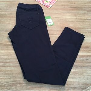 Lilly Pulitzer Skinny Worth Pant, Navy 4
